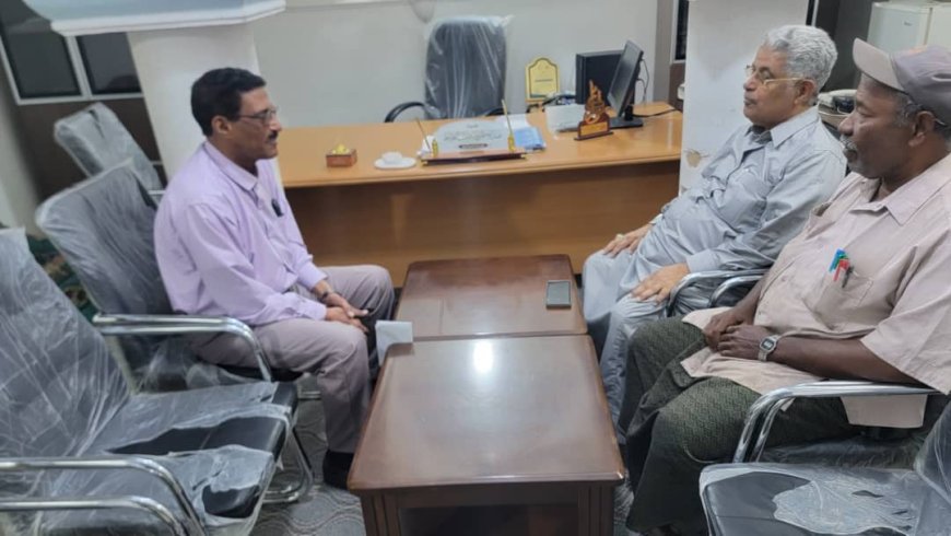 مدير عام تريم يلتقي مدير مؤسسة بن كردوس القابضة ويناقش افتتاح المخبز الآلي بالمديرية