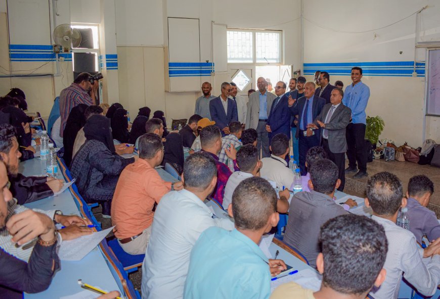 عدن.. انطلاق امتحانات الكفاءة المهنية في دورتها الثالثة بحضور وزير الصحة ورئيس الجامعة