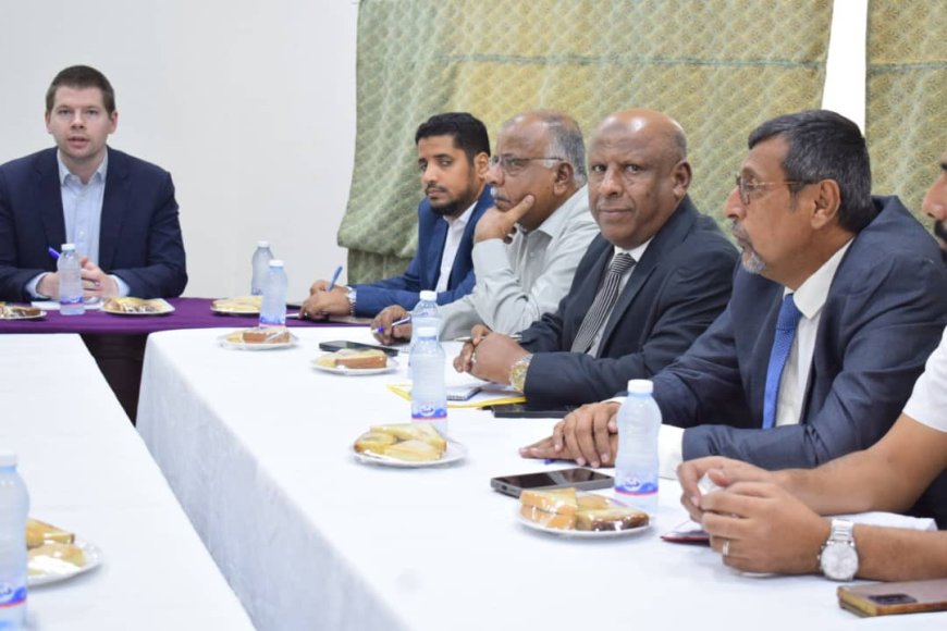 مؤتمر حضرموت الجامع يستعرض مع وفد المبعوث الأممي لليمن الأوضاع في حضرموت ورؤيته لعملية السلام