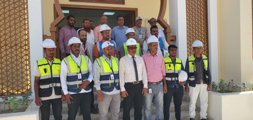 التسليم الابتدائي للمشروع السوق المركزي للعسل بمديرية القطن