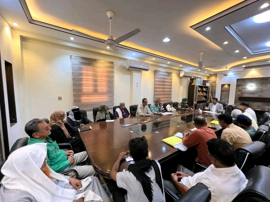 المكتب التنفيذي لمديرية الشيخ عثمان يعقد اجتماعه العاشر للنصف الثاني من عام 2025م