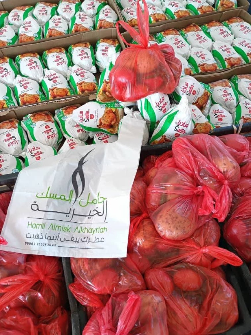 مبادرة "حامل المسك" تواصل عطائها الإنساني وتستهدف 100 أسرة فقيرة بشبوة