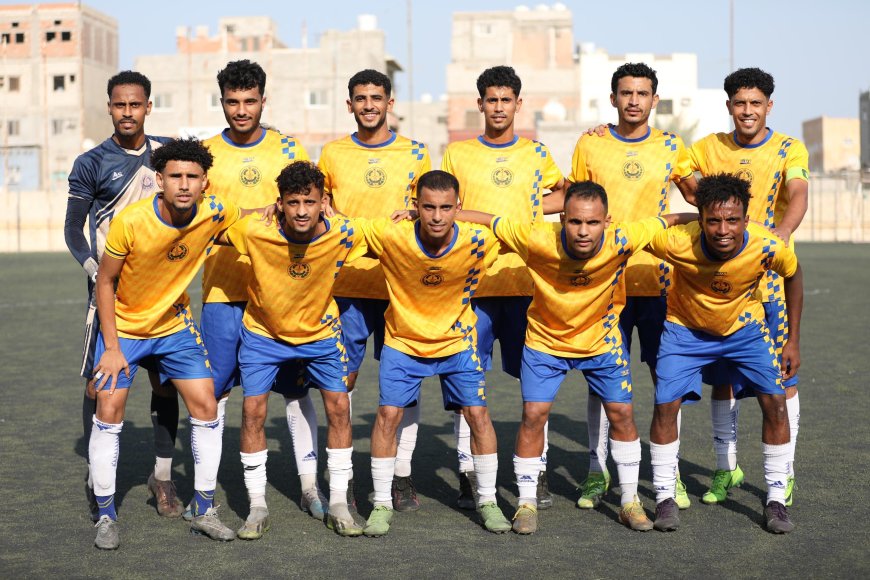 الشعلة يهزم النصر بثلاثية ويصعد إلى وصافة دوري عدن الممتاز 3