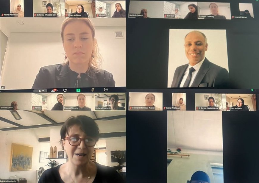 قيادة دائرة المرأة في المجلس الأعلى للمقاومة الشعبية تشارك في منتدى دولي لمناقشة آثار الحرب في اليمن