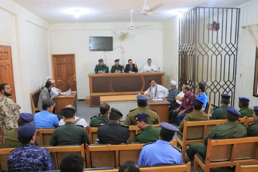 لقاء قضائي أمني موسّع بسيئون لتعزيز التنسيق بين النيابة العامة والوحدات الأمنية بوادي حضرموت