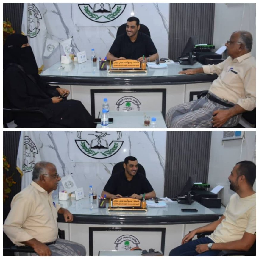 أمين عام مؤتمر حضرموت الجامع يبحث مع دائرتي المرأة والشباب آليات تفعيل دورهما وتعزيز حضورهما المجتمعي