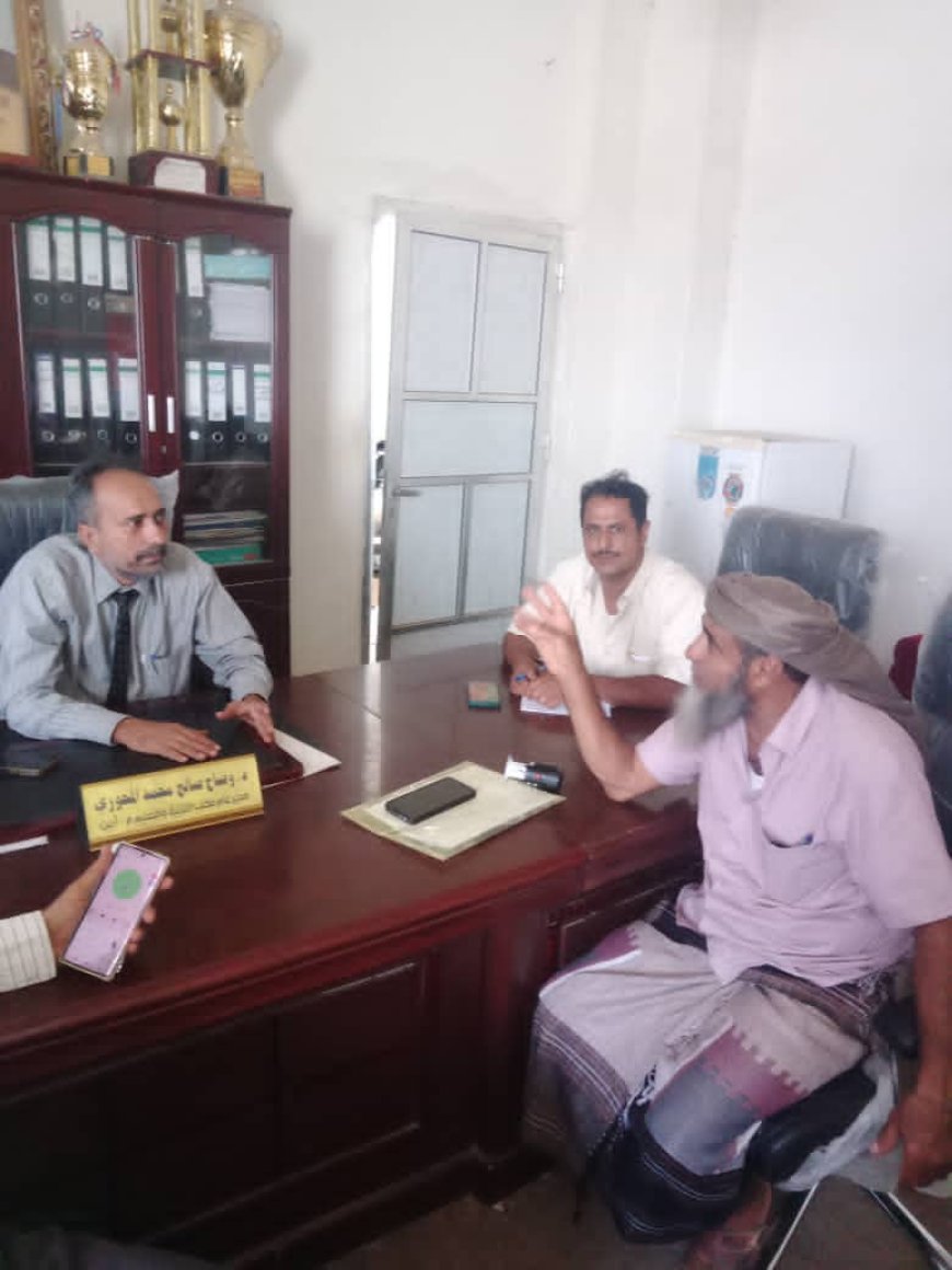 مدير عام تربية أبين يلتقي مدراء مكاتب التربية بمديريتي سرار واحور