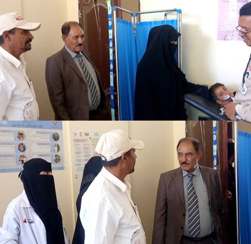 محافظ الضالع يزور المستشفى الريفي بمديرية جحاف للاطلاع على الخدمات الصحية المقدمة للمواطنين