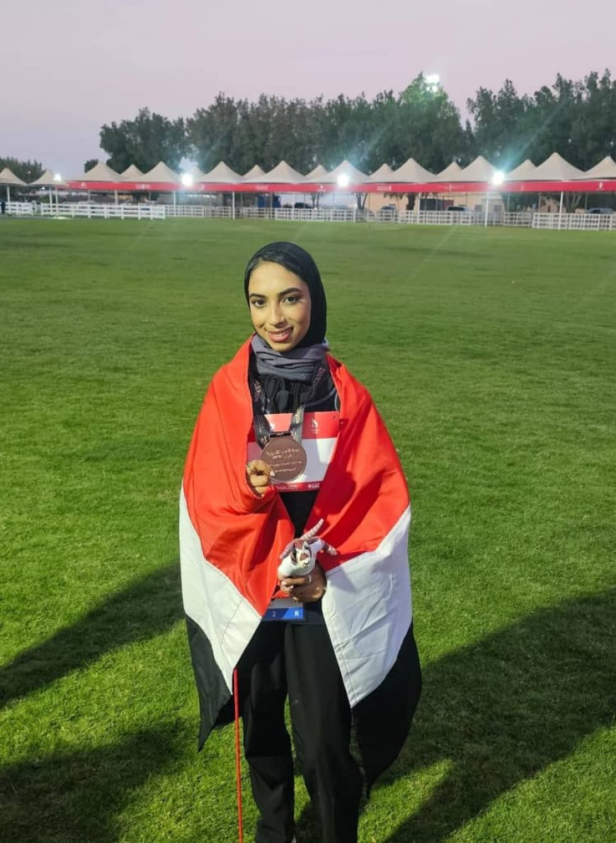 الوزير ​البكري يهنئ البطلة "إيمان" حصولها على برونزية الألعاب الآسيوية للشباب