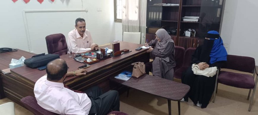 مدير عام مستشفى الأمراض النفسية والعصبية يلتقي رئيسة جامعة الريادة