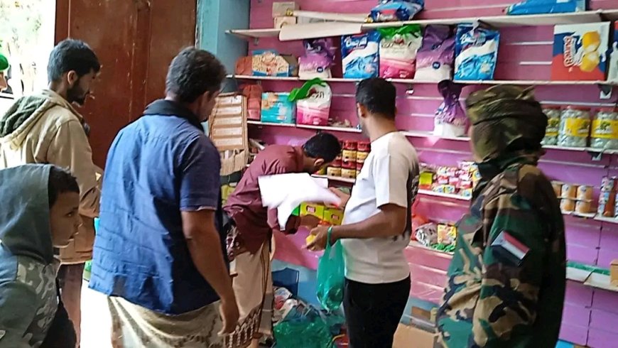 الحزام الأمني بسرار يافع ينفذ حملة رقابية ميدانية لضبط الأسعار