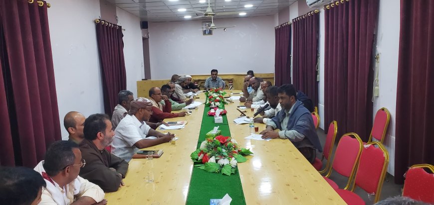 اجتماع الدورة الاعتيادية العاشرة للمكتب التنفيذي بمديرية القطن