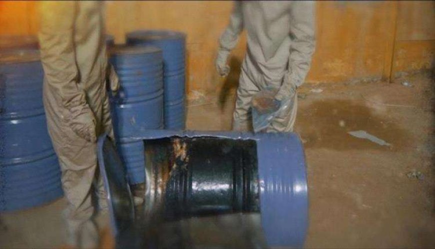 المقاومة الوطنية تعلن ضبط شحنة مواد كيميائية خطيرة في باب المندب