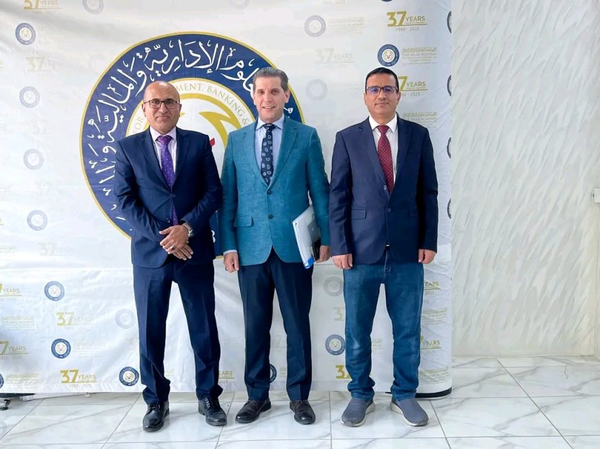 نائب رئيس الأكاديمية العربية يزور فرع اليمن ويشيد بالمستوى المتميّز الذي حققه الفرع