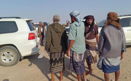 الفريق الركن محمود الصبيحي يرعى صلحا قبليا بين قبيلة العطيرة وقيادة الحملة الأمنية بالصبيحة