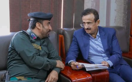 المحافظ بن الوزير يطّلع على أوضاع مديرية جردان ويوجه بتعزيز مستوى الأداء والخدمات المقدمة للمواطنين