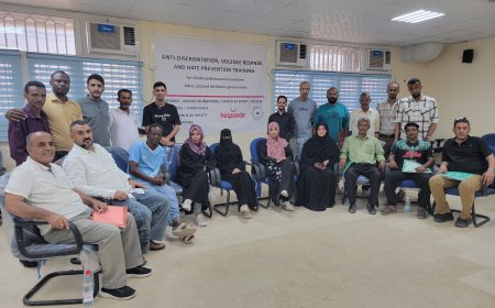 تحت إشراف مدير منظمة "Helpcode" .. اختتام الجلسات التدريبية لمدربي الفرق الشعبية بعدن