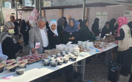 برعاية البيشي.. صحة صيرة تفتتح فعالية الطبق الخيري لدعم مرضى سرطان الثدي في مركز الطوارئ التوليدية بالمديرية