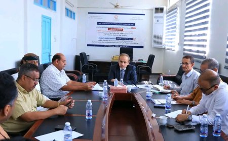 اجتماع برئاسة الوزير الوصابي يناقش سير عمل صندوق تنمية المهارات بعدن
