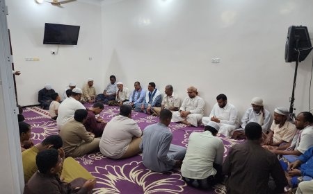 مدير عام مديرية تريم يزور جمعية رعاية وتأهيل المكفوفين فرع المديرية