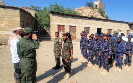 لحج.. مدير طور الباحة يستقبل دفعة عسكرية جديدة من رجال الأمن