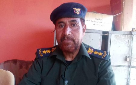 مدير أمن سرار العقيد محمود الطالبي.. نعمل بجهود ذاتية في ظل شحة الإمكانيات المتاحة