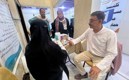 مدير عام مكتب وزارة الشؤون الاجتماعية يدشن حملة التوعية بالسكري في مكان العمل