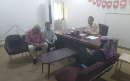 مدير عام مستشفى الأمراض النفسية والعصبية يلتقي بالمدير التنفيذي لمنظمة رائدون ورئيس مؤسسة إثراء للتنمية