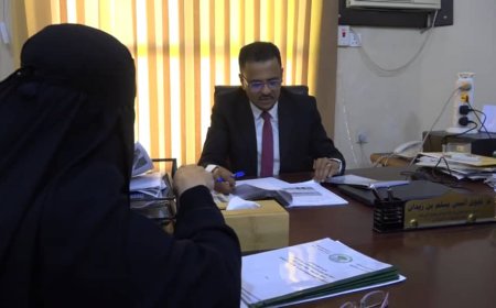 الأمين العام لمحلي حضرموت يطلع على نشاط الهيئة العامة لحماية البيئة بساحل حضرموت