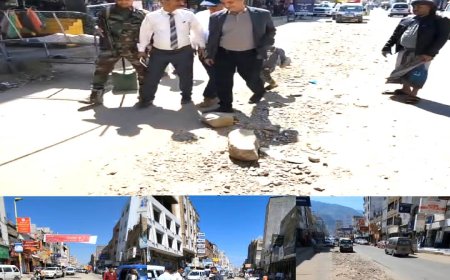 مدير عام "القاهرة" يسلم موقع مشروع سفلتة شارع التحرير الأسفل بتعز إيذاناً ببدء التنفيذ