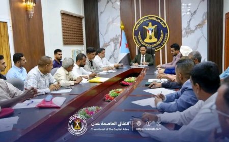 انتقالي العاصمة عدن يناقش تقرير الفكر والإرشاد ومستجدات الأوضاع