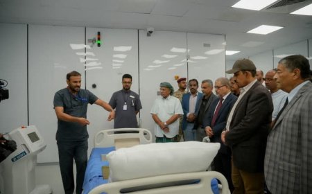 محافظ حضرموت يدشن أحدث وحدة للعلاج الإشعاعي الداخلي بمركز المكلا للعلاج الإشعاعي