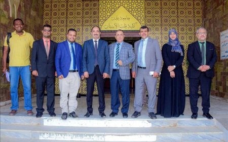 جامعتا عدن والعلوم والتكنولوجيا ونقابة أطباء الأسنان يعلنون شراكة علمية لتنظيم المؤتمر الدولي العاشر لطب الأسنان.