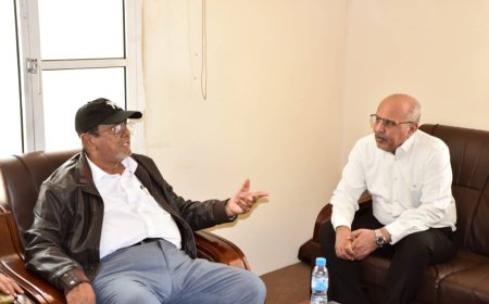 الكثيري يؤكد دعم المجلس الانتقالي لجهود تطوير الخدمات الملاحية في مطاري الريان وسيئون