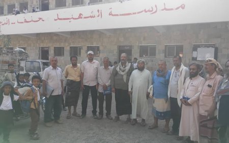 فريق التوجيه المحلي بتربية لودر يواصل زياراته الميدانية لمدارس المديرية