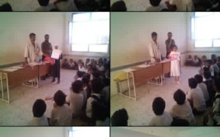 مدرسة المجد بالمحفد تكرّم طلابها المتفوقين