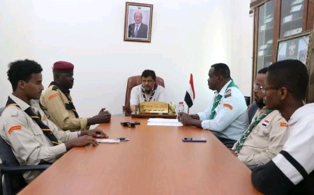 نيمر يؤكد دعم السلطة المحلية لبرامج الكشافة وتنمية الشباب في المهرة