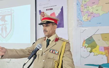 العقيد مراد العيسائي ينال درجة الماجستير بامتياز من كلية القيادة والأركان بعدن