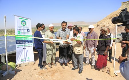 مدير عام مديرية القطن يدشّن مشروعي تأهيل بئري "هينن" و"سقيا البادية"