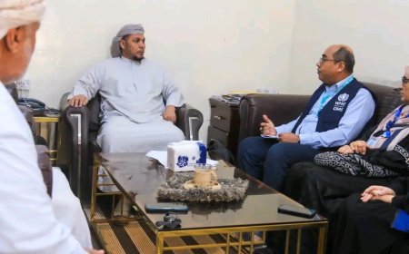 محافظ سقطرى يناقش مع وفد منظمة الصحة العالمية جهود القضاء على الملاريا