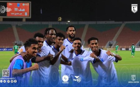 تضامن حضرموت يفرض التعادل على النهضة العُماني في دوري أبطال الخليج للأندية