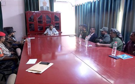 محافظ أبين يترأس اجتماع اللجنة الأمنية بالمحافظة