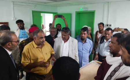 انتقالي خنفر يشارك في تدشين عمل الأشعة المقطعية بمستشفى الرازي العام بأبين