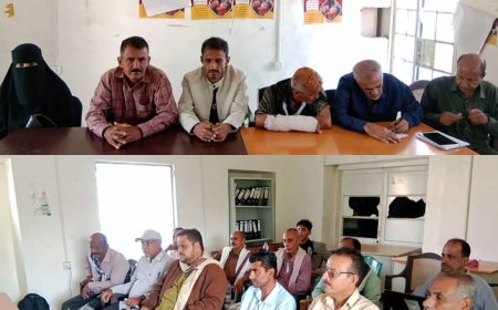 مكتب الصحة بأبين يعقد اجتماع تحضيري لتنفيذ المرحلة الرابعة من النشاط الإيصالي التكاملي