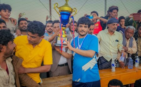 حبيل المسجد بطلاً وكفاح آل باعش وصيفا لبطولة ١٤ أكتوبر لكرة القدم للفرق الشعبية بمديرية الوضيع