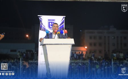 رئيس نادي تضامن حضرموت .. يوجّه رسالة عتاب صادقة وصريحة إلى وزارة الشباب والرياضة