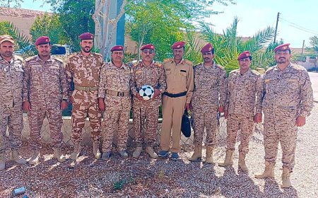 أركان محور الغيضة العميد الركن : فيصل محمد المطري يترأس اجتماعاً للمشرفين الرياضيين لوحدات محور الغيضة ..