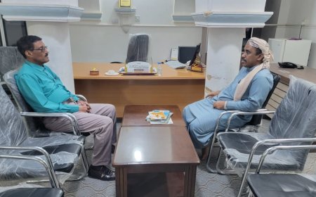 مدير عام تريم يلتقي قائد قوات خفر السواحل لمناقشة سبل التعاون وتعزيز جهود الإنقاذ