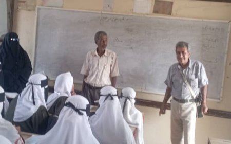 مكتب تربية خنفر يتفقد سير العملية التعليمية في مدارس الحصن ورياض الأطفال