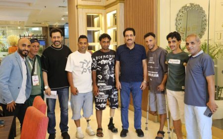 السفير سالم بلفقيه يلتقي بعثة المنتخب اليمني لكرة القدم المشارك في تصفيات آسيا الموهلة لكأس العالم 2026 في جاكرتا